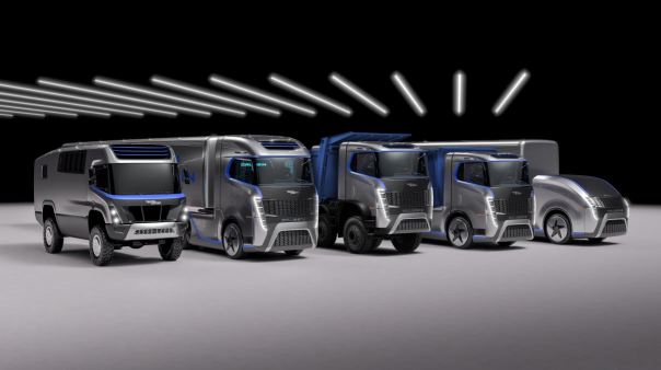 Versiones de la gama de camiones cero emisiones de Gaussin.